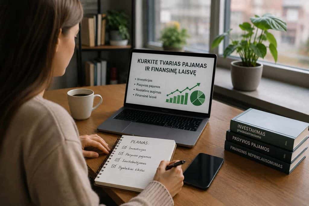 Tvarios pajamos ir finansinė laisvė - planavimas ir strategijos.