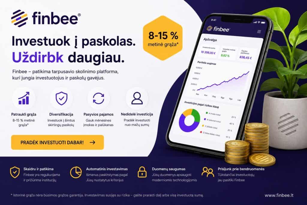 finbee investavimas reklaminis