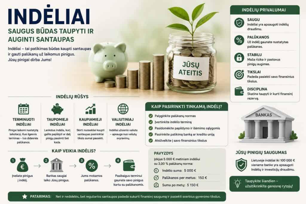 indėliai