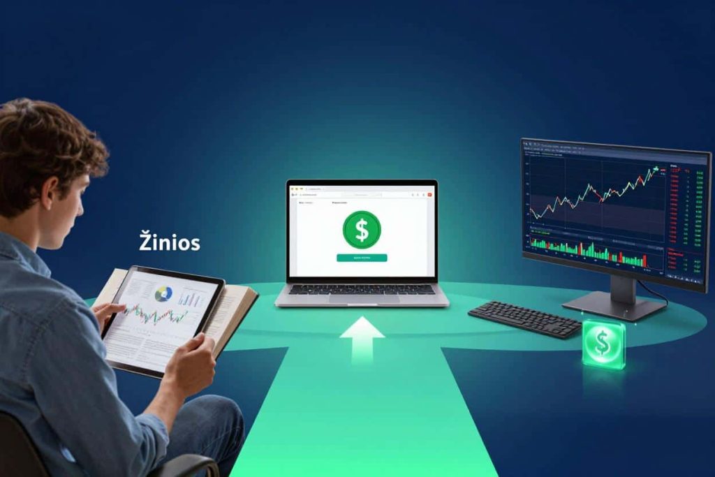 Investavimas Forex grafikas ir analizė su kompiuteriu.