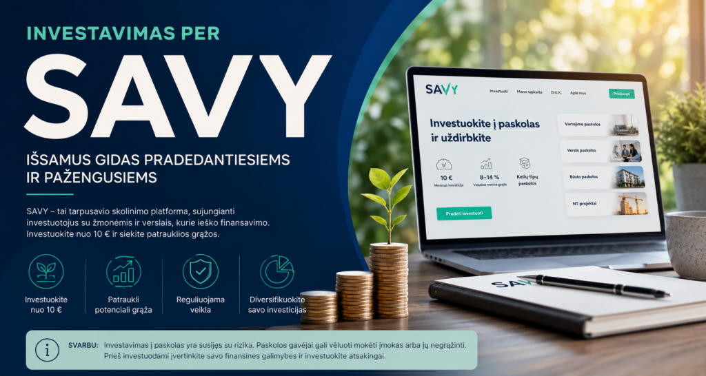 Investavimas per SAVY