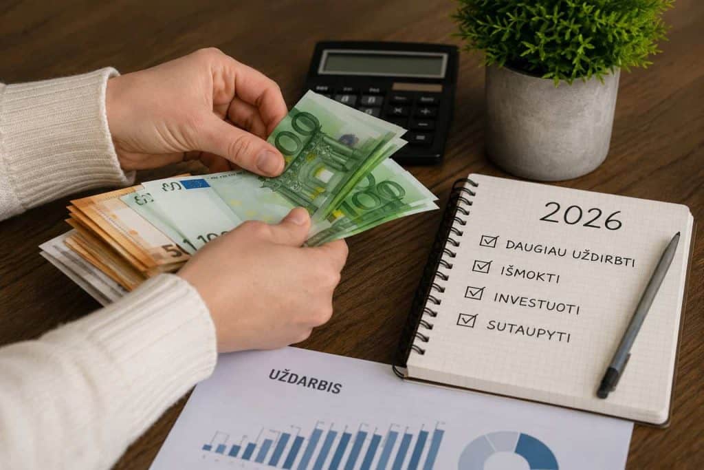 Asmeninės pinigų taupymo ir investavimo planas 2026 m.