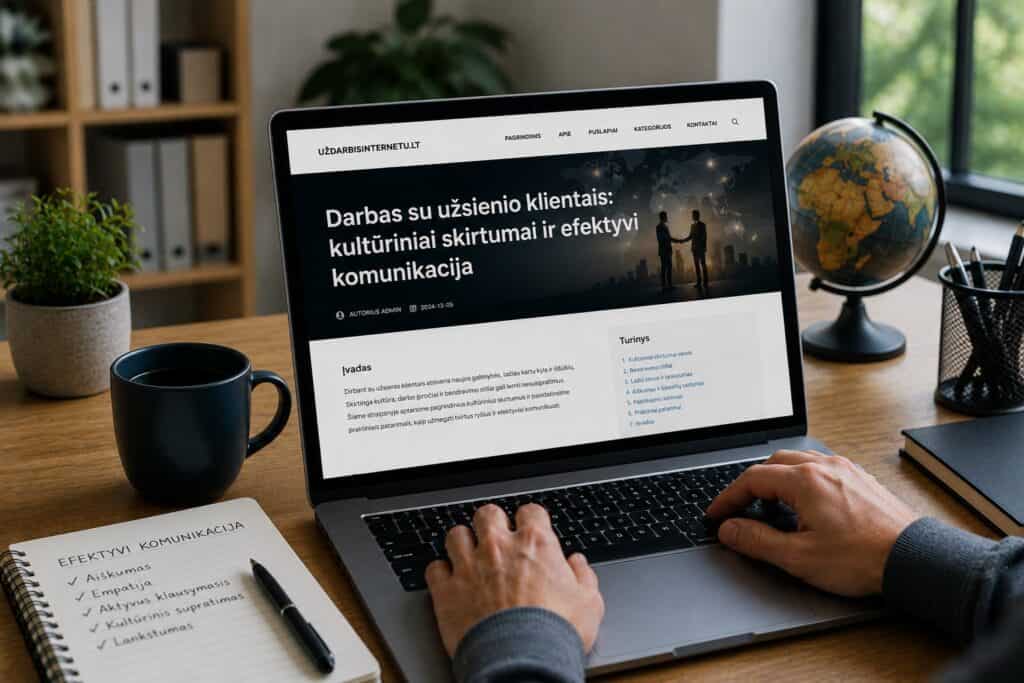 Darbas su užsienio klientais