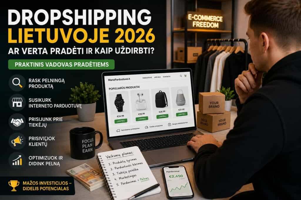 Dropshipping Lietuvoje 2026