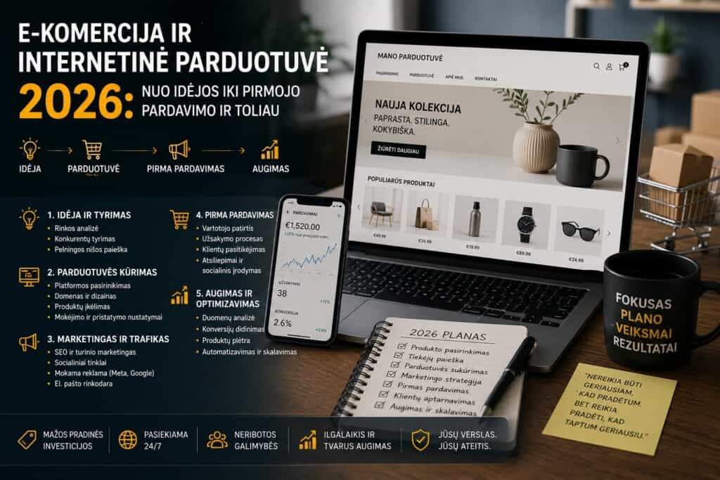 E-komercija ir internetinė parduotuvė