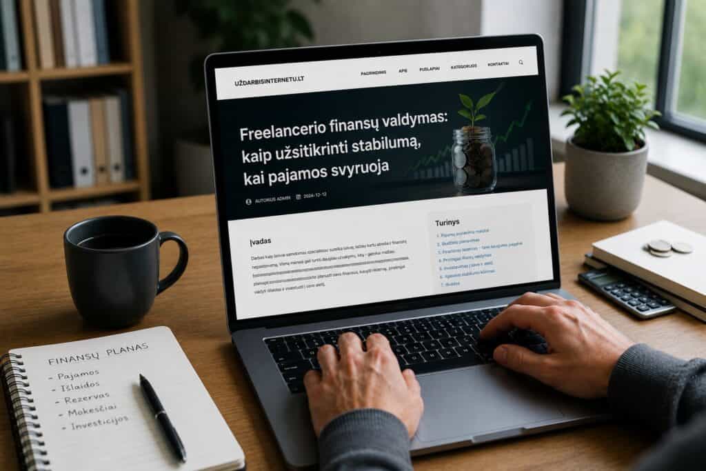 Freelancerio finansų valdymas