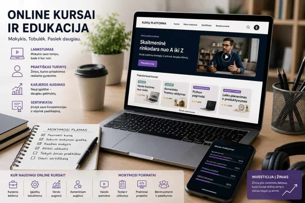 Online kursai ir edukacija