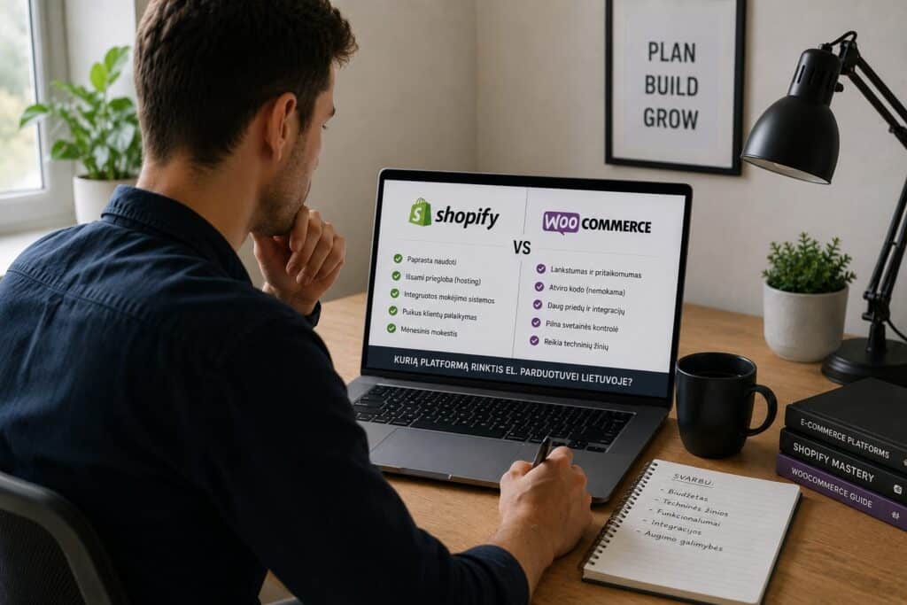 Shopify ar WooCommerce