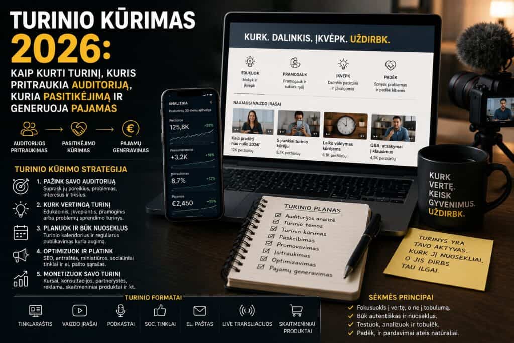 Turinio kūrimas