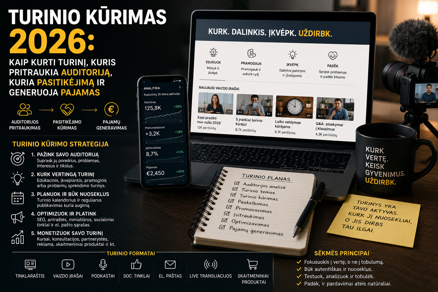 Turinio kūrimas
